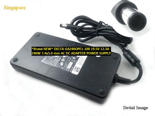 *Brand NEW* DELTA GA240OPE1-100 19.5V 12.3A 240W 7.4x5.0 mm AC DC ADAPTER POWER SUPPLY - Click Image to Close